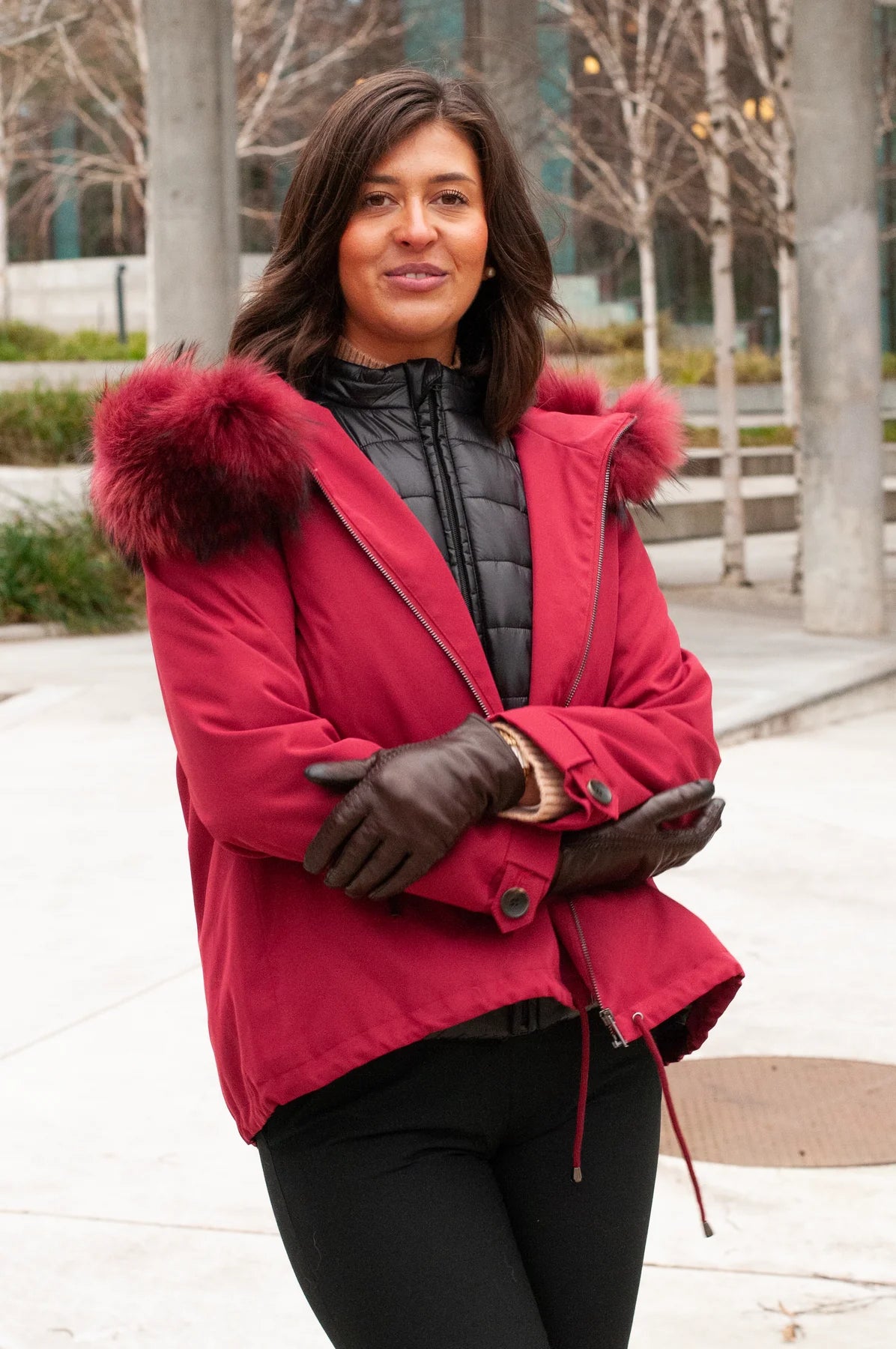 LVN-FILLA BLACK RACOON JACKET