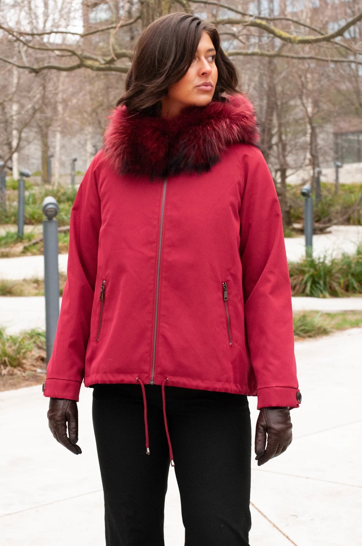 LVN-FILLA BLACK RACOON JACKET