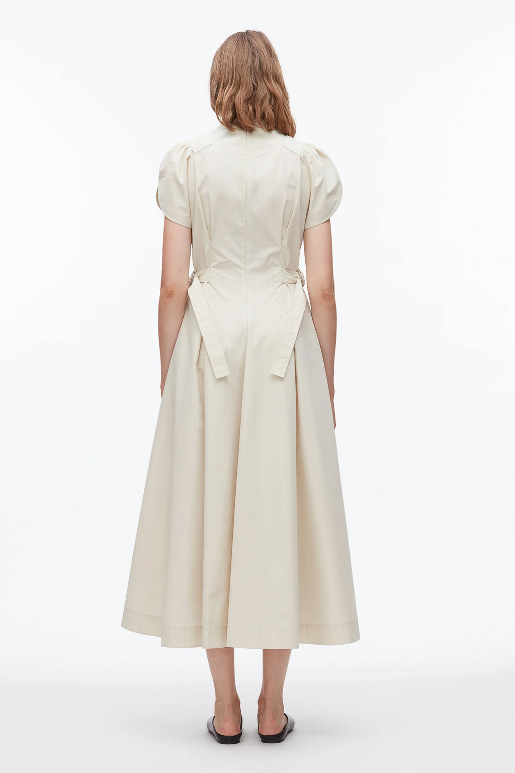 PLM-E261-9251 STONE TULIP SLEEVE DRESS