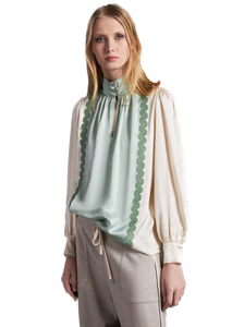 TRC-G601 CREAM BLOUSE