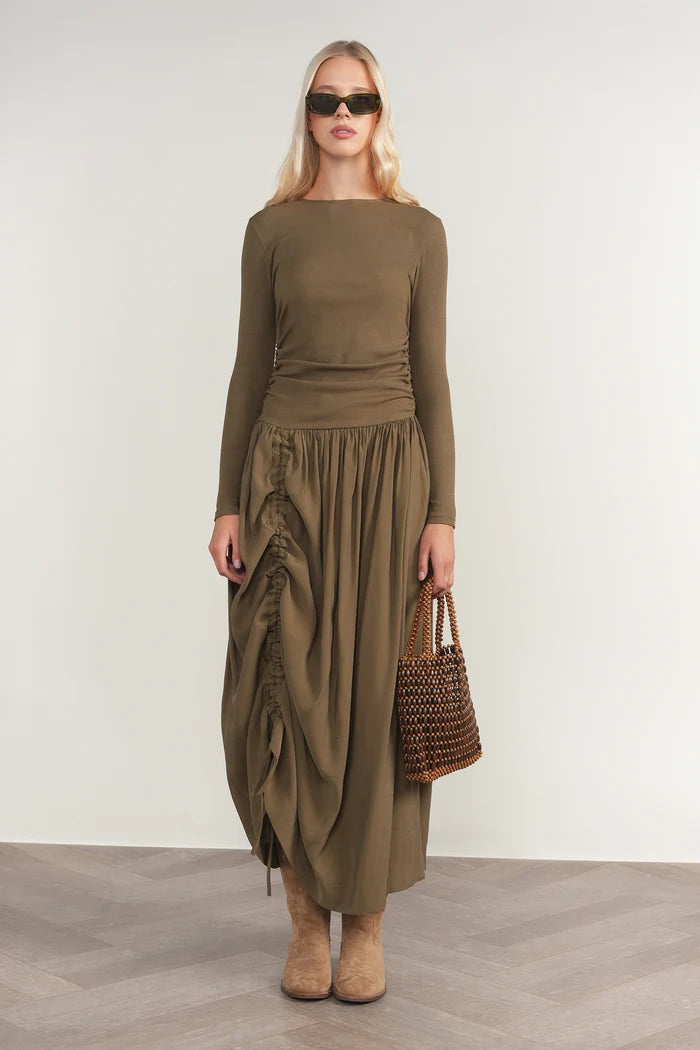 APP-F26-1034 BAY LEAF SAVOY DRESS