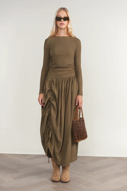APP-F26-1034 BAY LEAF SAVOY DRESS