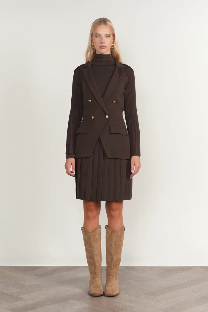 APP-F26-1218 FUDGE PLEATED SKIRT
