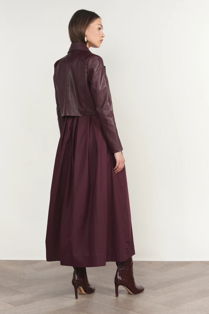 APP-F26-1185 BERRY MACKENZIE WRAP DRESS