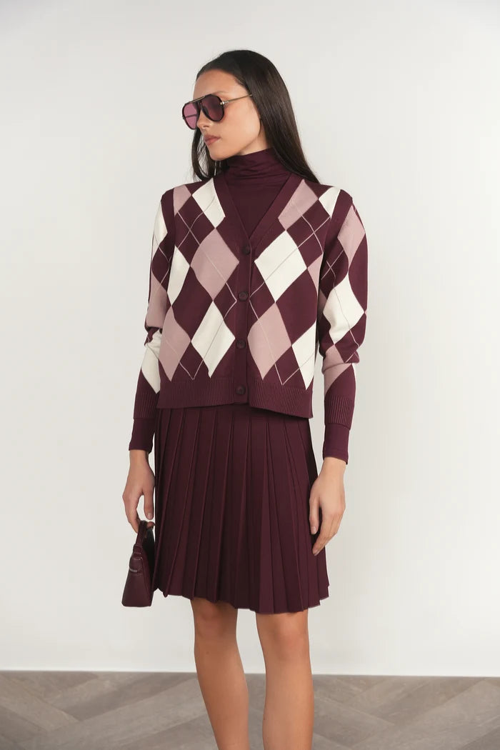 APP-F26-1262 BERRY ARGYLE RHINE CARDIGAN