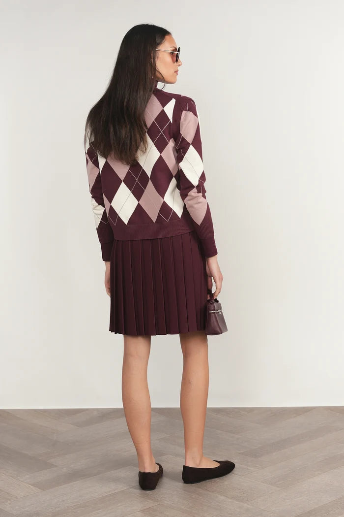 APP-F26-1262 BERRY ARGYLE RHINE CARDIGAN