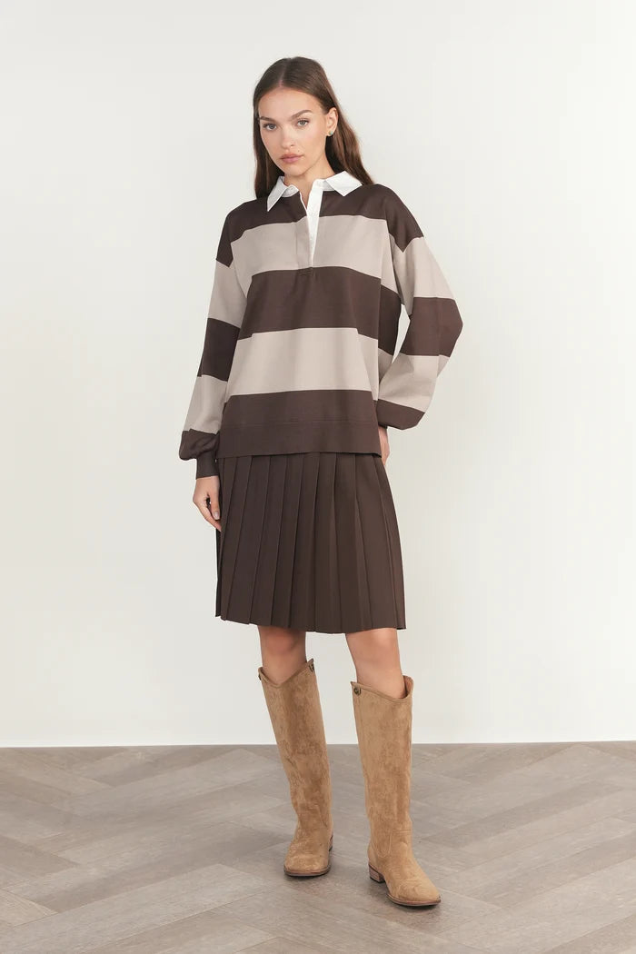 APP-F26-1218 FUDGE PLEATED SKIRT