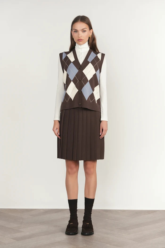 APP-F26-1218 FUDGE PLEATED SKIRT