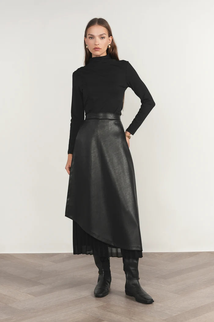APP-F26-1273 BLACK PO TURTLENECK