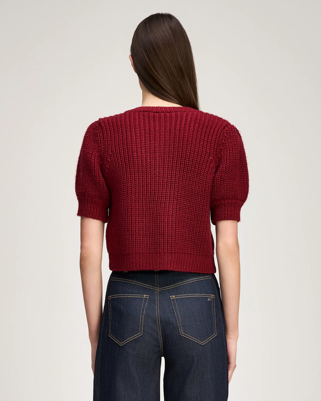 CQS-ZK12914133Z BERRY RITA EMBELLISHED BUTTON TOP