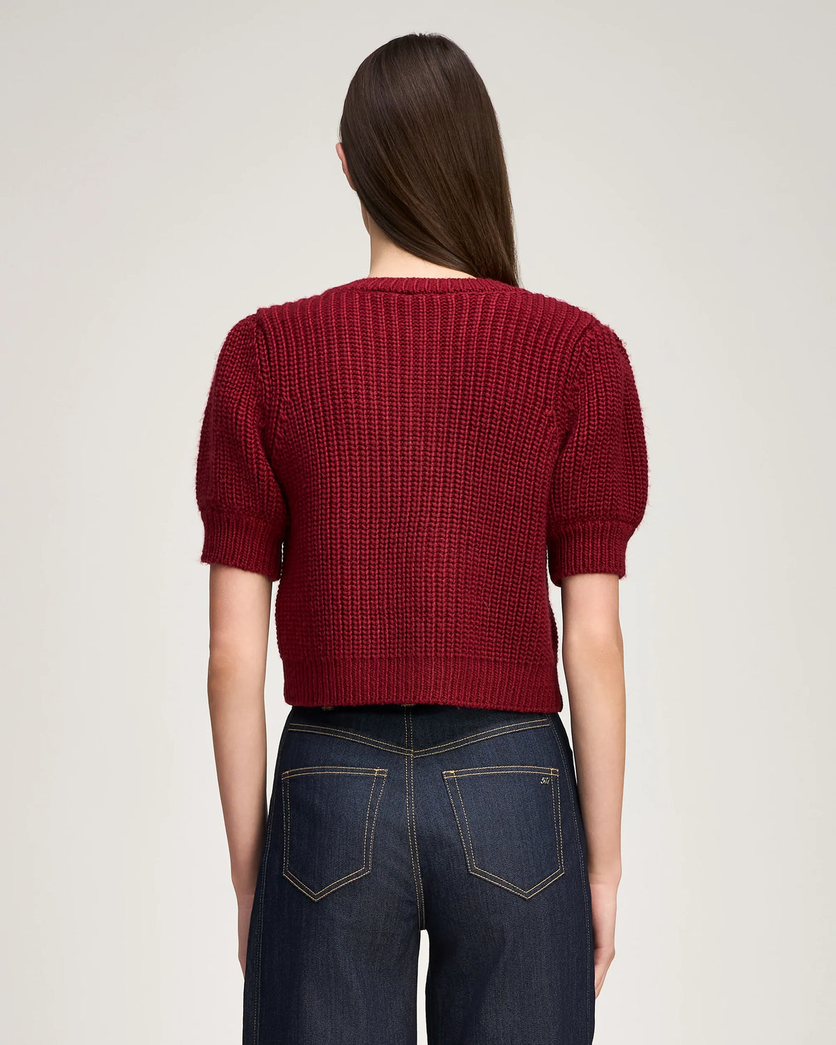 CQS-ZK12914133Z BERRY RITA EMBELLISHED BUTTON TOP