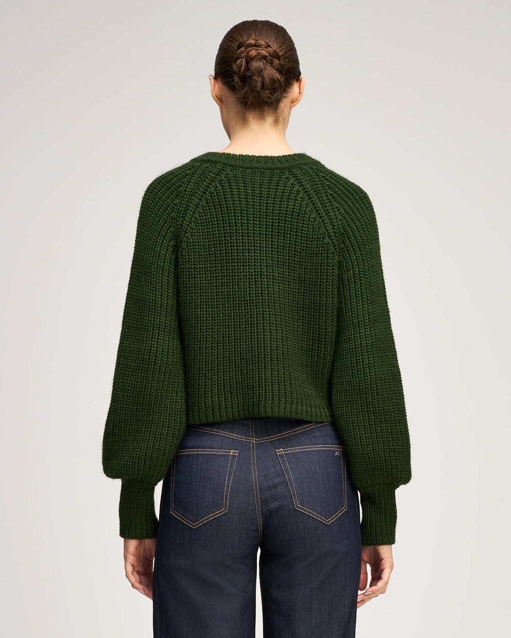 CQS-ZK8177H4133Z GREEN KEREN EMBELISHED TOP
