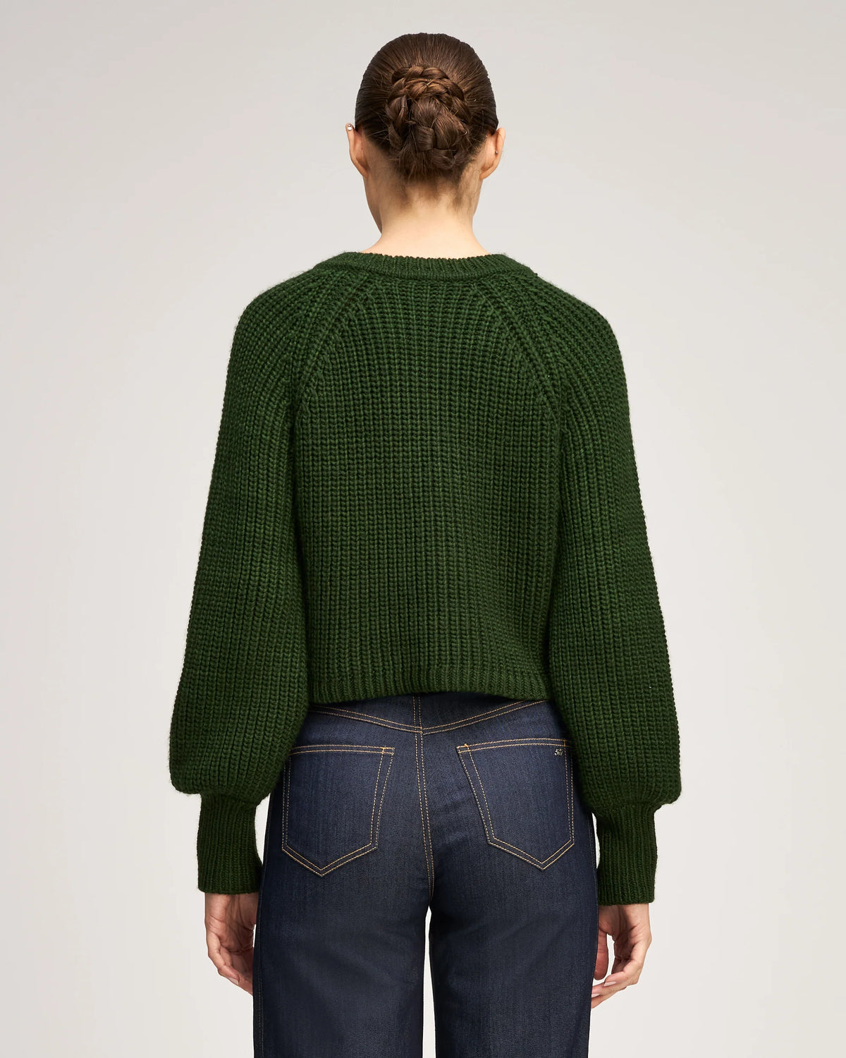 CQS-ZK8177H4133Z GREEN KEREN EMBELISHED TOP