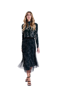 MIZ-991958&991959 FLORAL GREEN SET