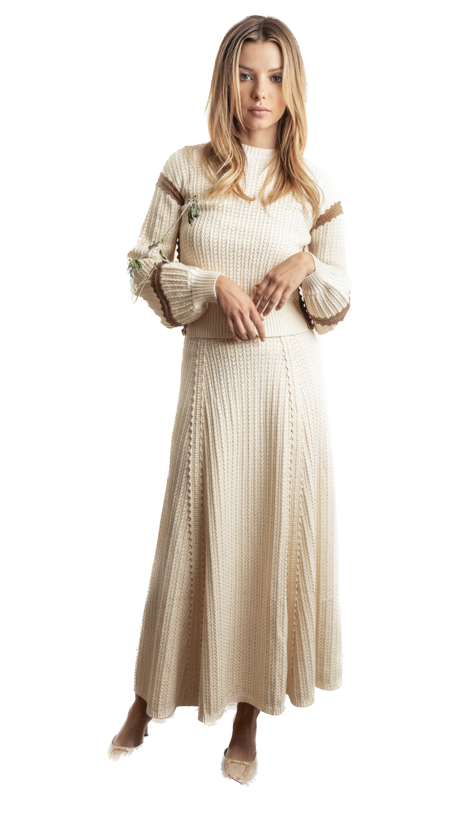 MUN-MN3101&MN3137 IVORY&TAN SET