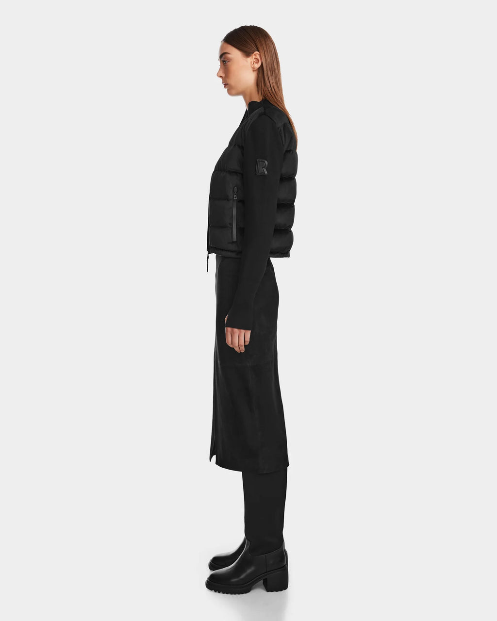 RUD-8124519 CAMILLE BLACK VELOUR JACKET