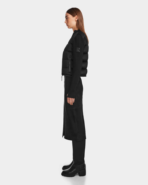 RUD-8124519 CAMILLE BLACK VELOUR JACKET
