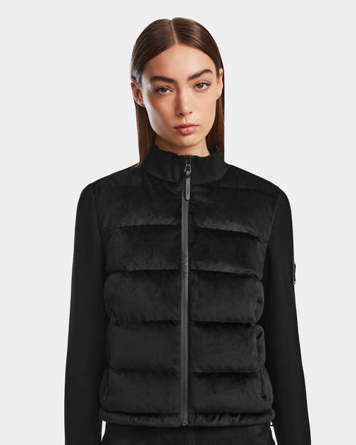 RUD-8124519 CAMILLE BLACK VELOUR JACKET