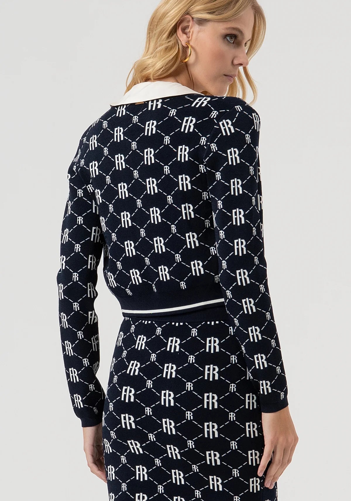 FCM-FR25WT8036K4 BLACK CARDIGAN