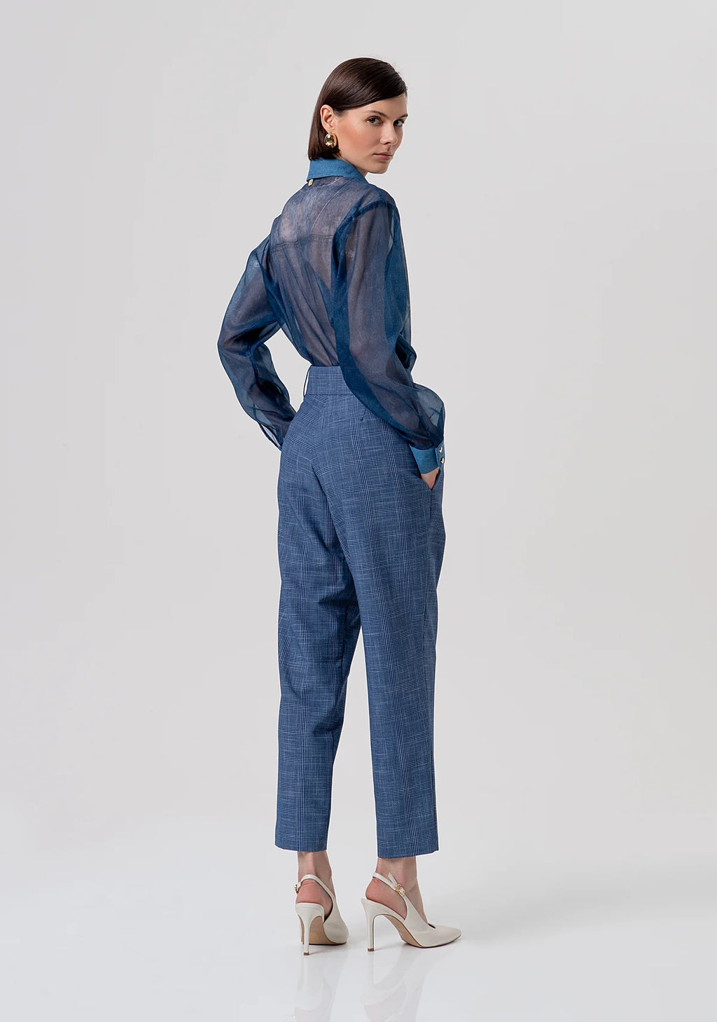 FCM-FR26T6032W4 DENIM BLOUSE