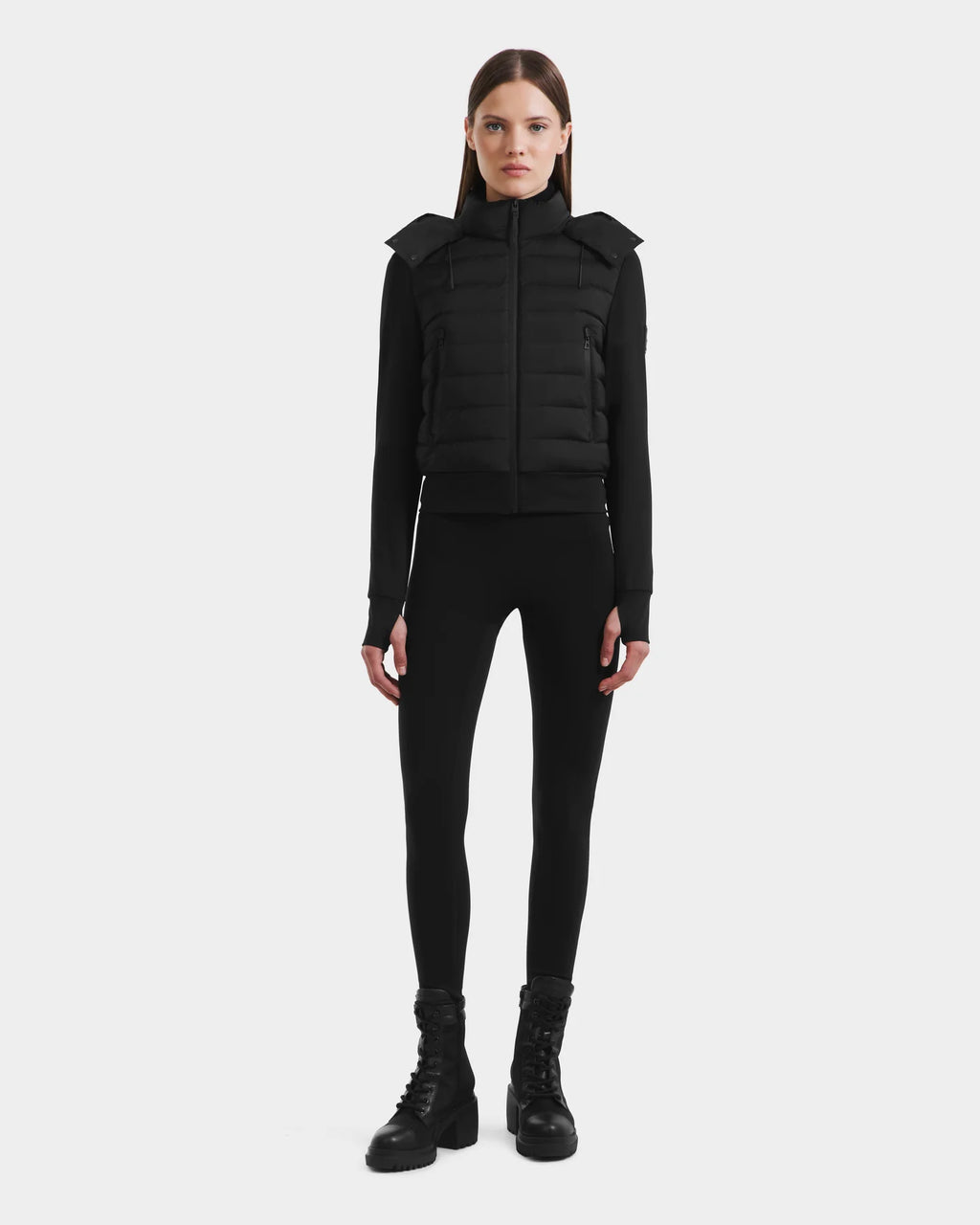 RUD-8125057 CASSA BLACK HOODED JACKET