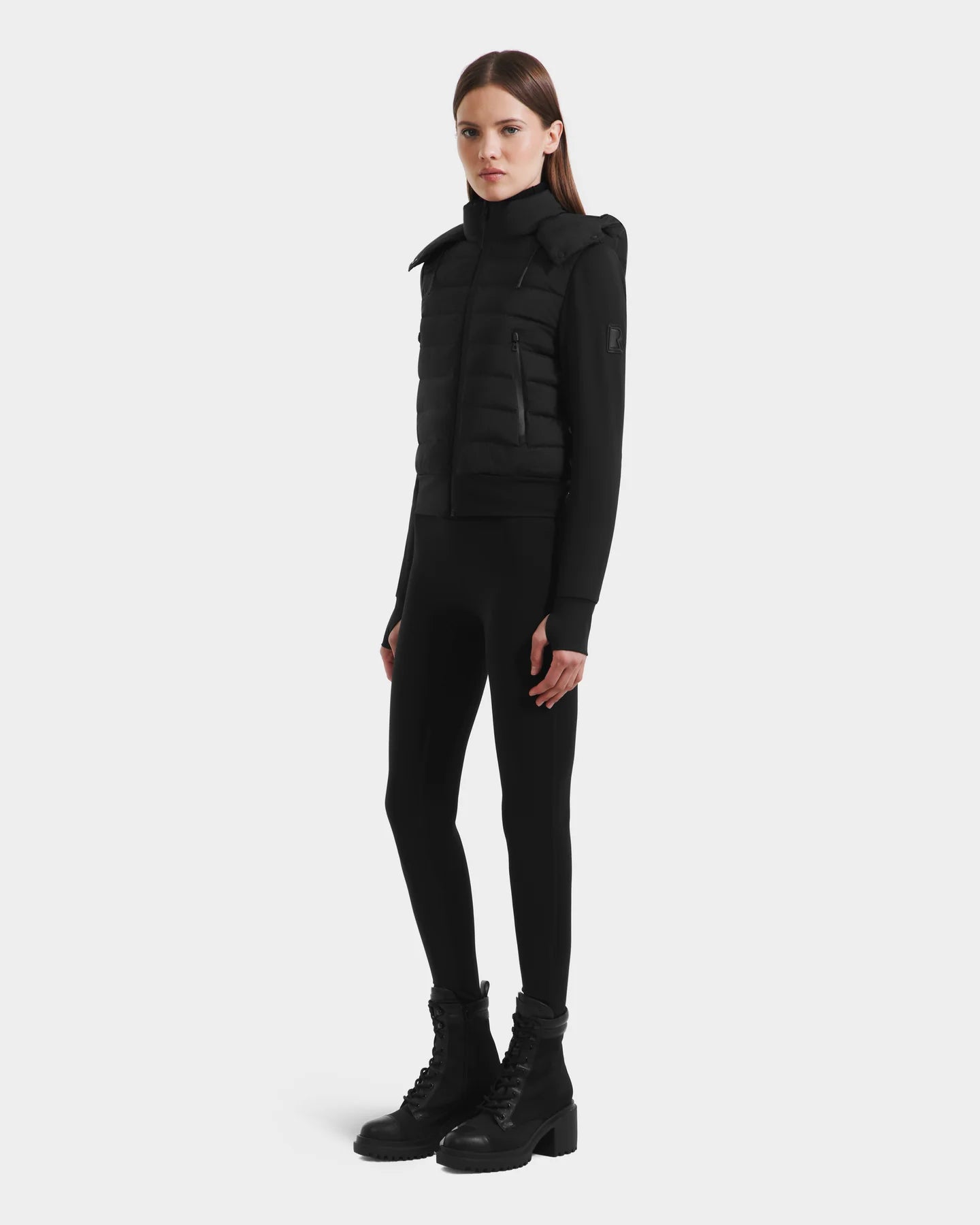 RUD-8125057 CASSA BLACK HOODED JACKET