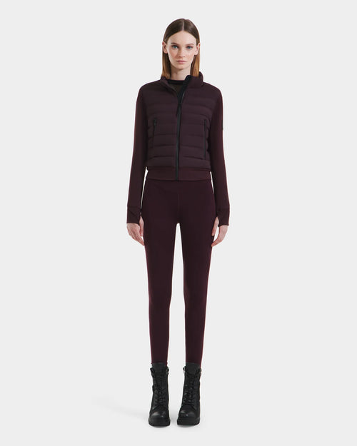 RUD-8125057 CAA BURGANDY HOODED JACKET