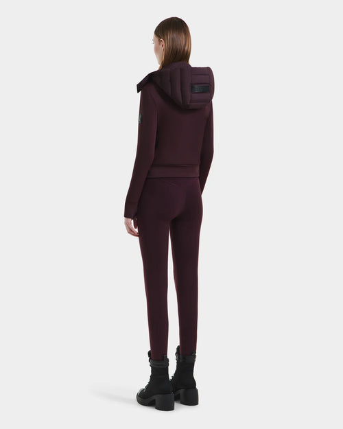 RUD-8125057 CAA BURGANDY HOODED JACKET