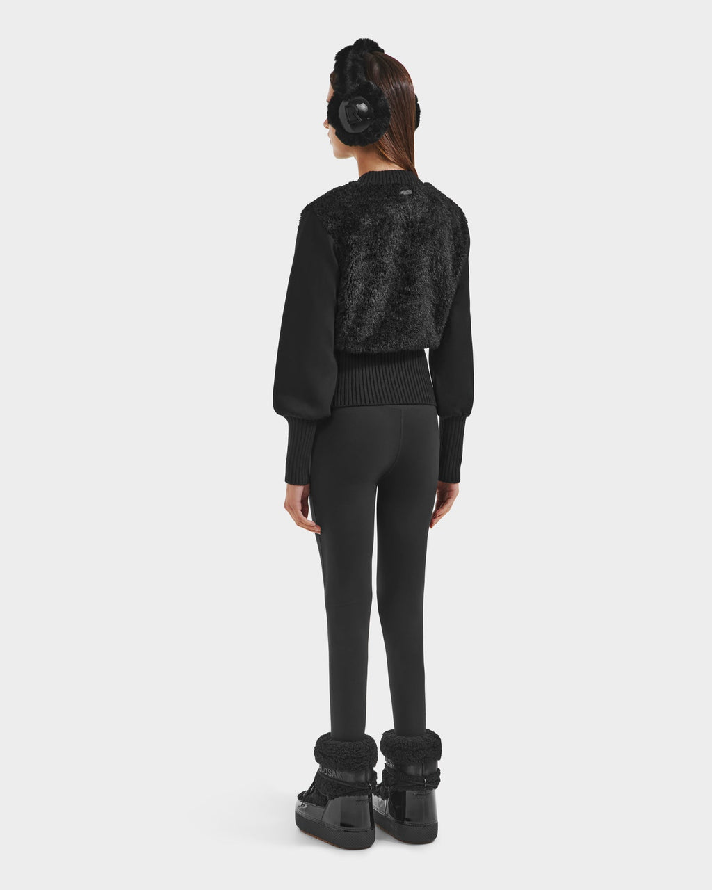 RUD-8525546 FLORENCE BLACK PLUH TOP