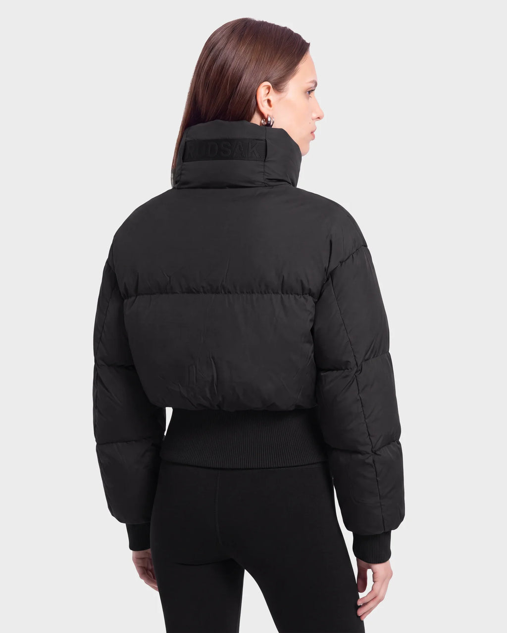 RUD-8126516 DONYA BLACK ELASTIC WAIST JACKET