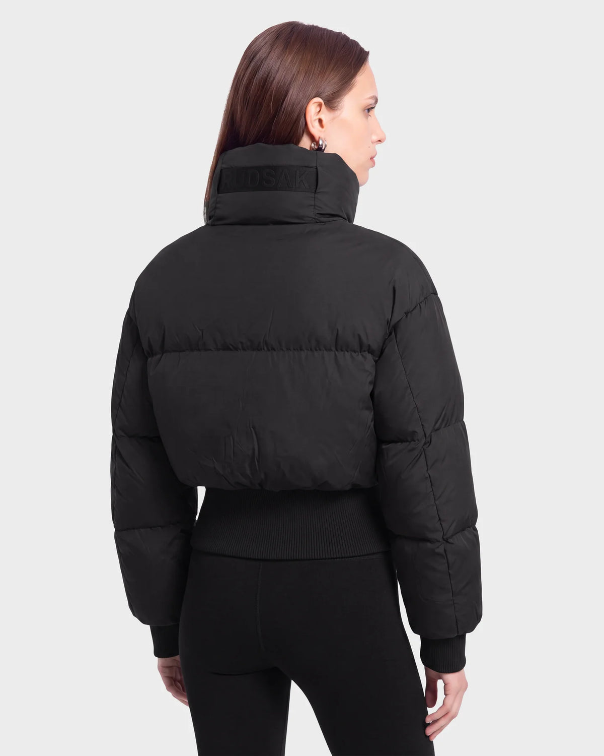 RUD-8126516 DONYA BLACK ELASTIC WAIST JACKET