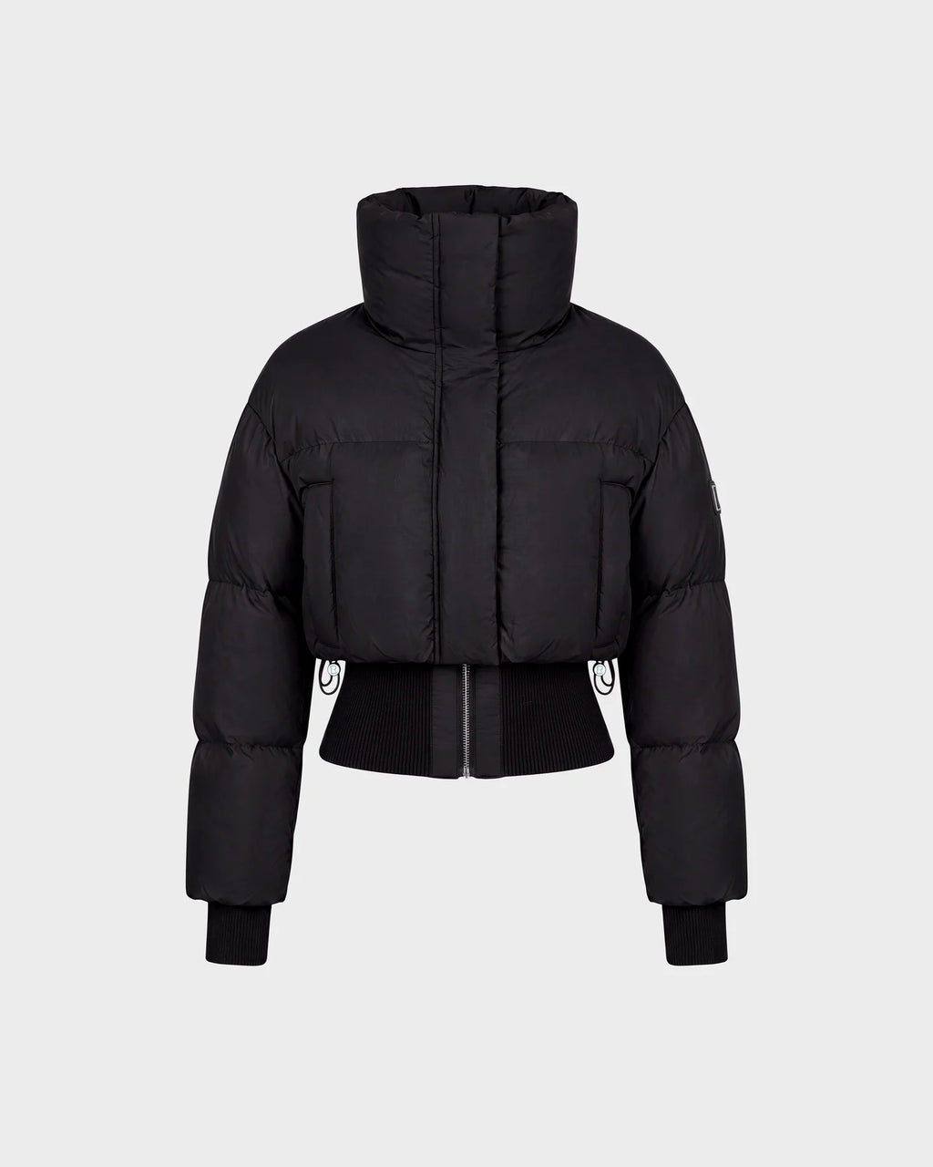 RUD-8126516 DONYA BLACK ELASTIC WAIST JACKET