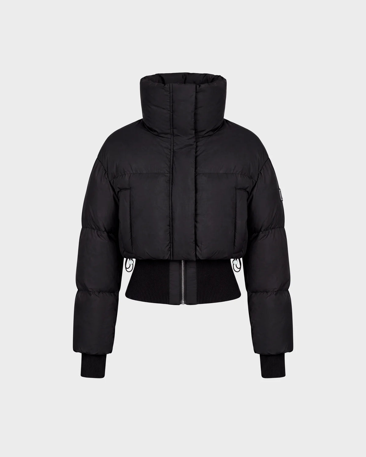 RUD-8126516 DONYA BLACK ELASTIC WAIST JACKET