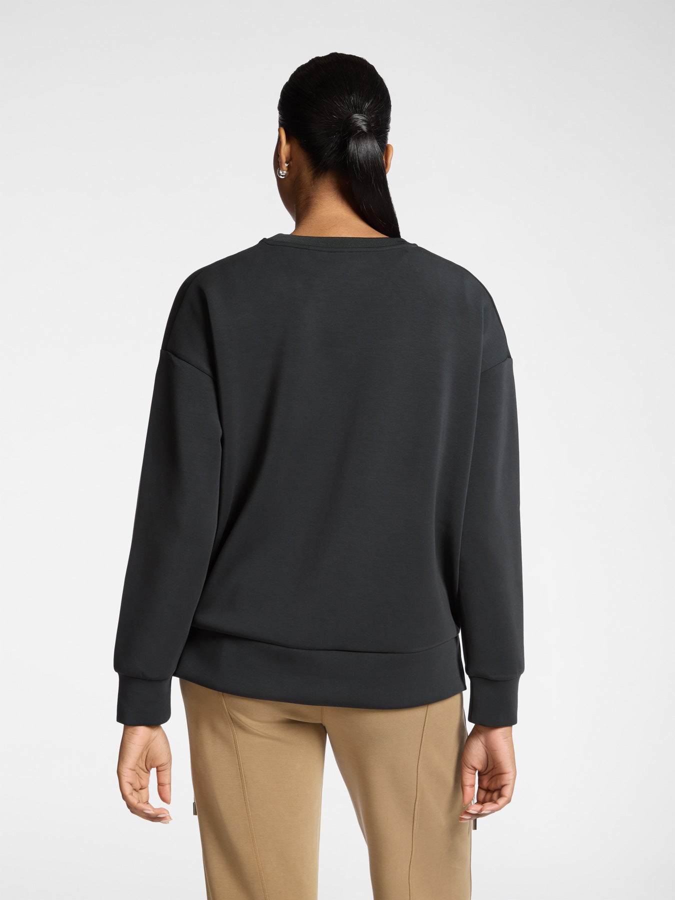 ELM-G878Z000531 BLACK MONOGRAM SWEATHIRT