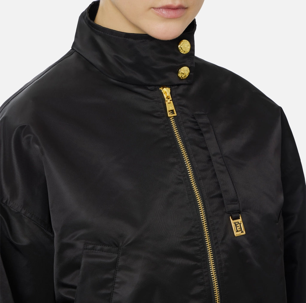 ELS-GB05D61 BLACK NYLON JACKET