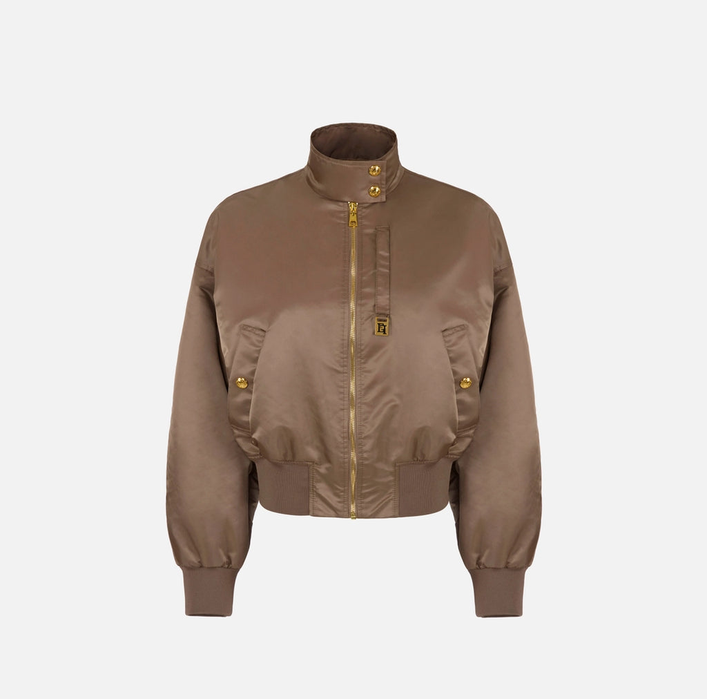 ELS-GB05D61 TAUPE NYLON JACKET