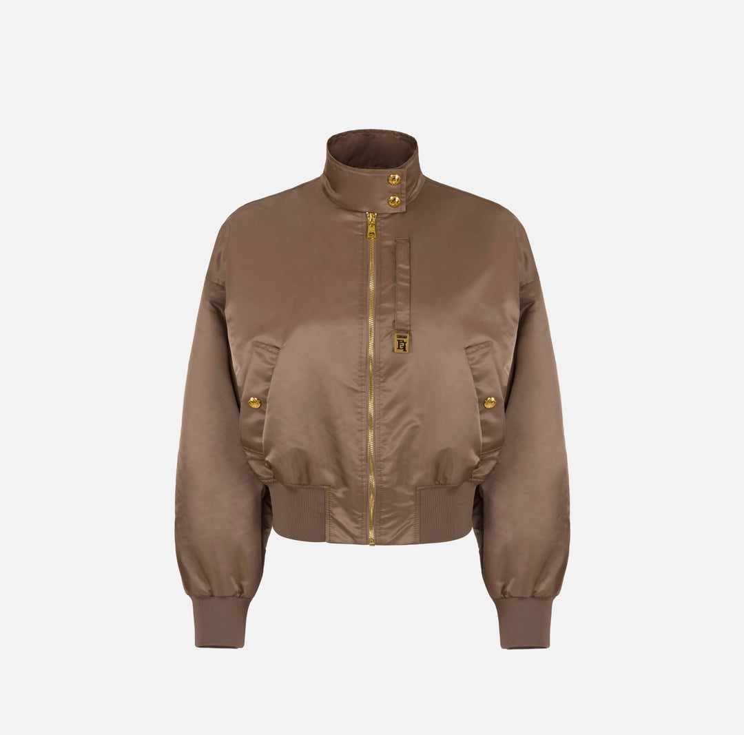 ELS-GB05D61 TAUPE NYLON JACKET