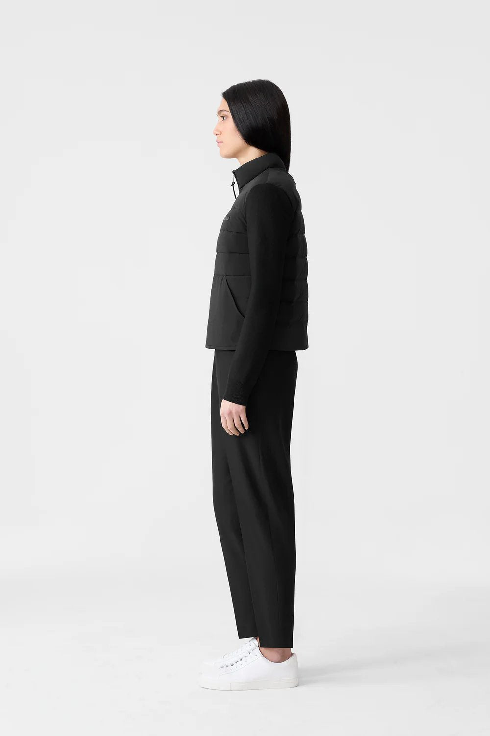 MKG-GRETEL BLACK ZIP-UP JACKET