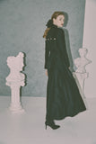 NOI-H4053 BLACK TAFETTA DRESS