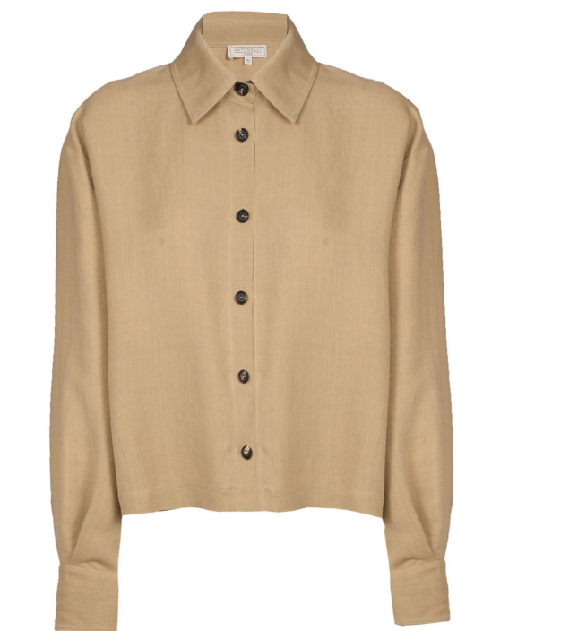 ANT-Q3666 BEIGE POCKET BLOUSE
