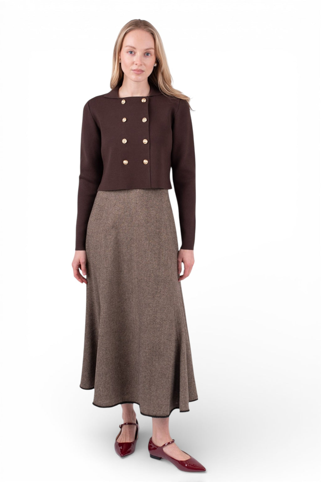 MUN-MNA7034 CHOCOLATE CORA JACKET
