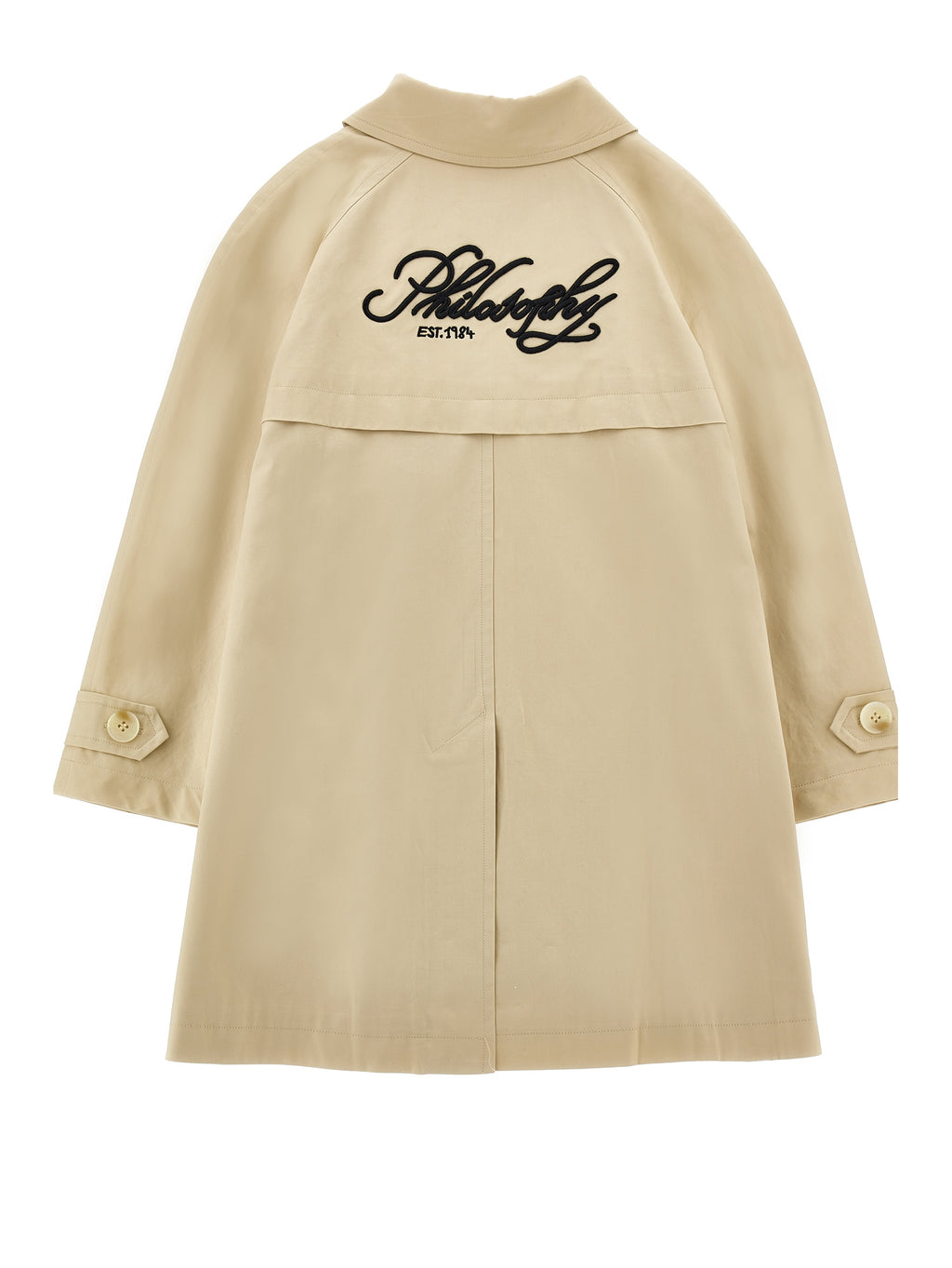 PHK-I9E102 LIGHT BEIGE TRENCH COAT