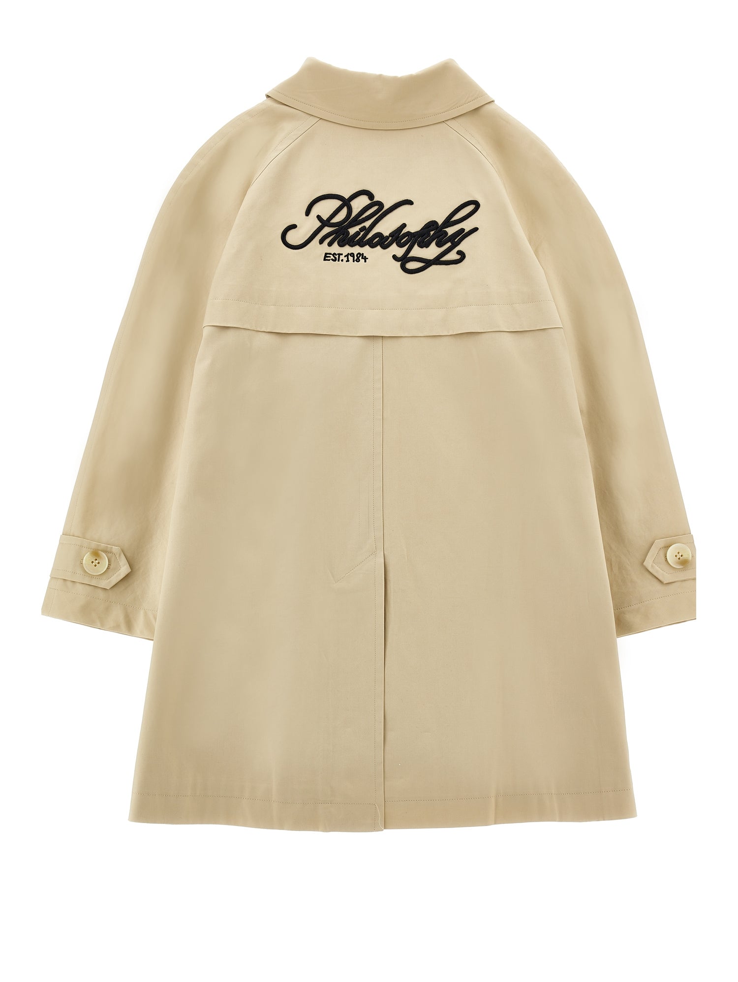 PHK-I9E102 LIGHT BEIGE TRENCH COAT