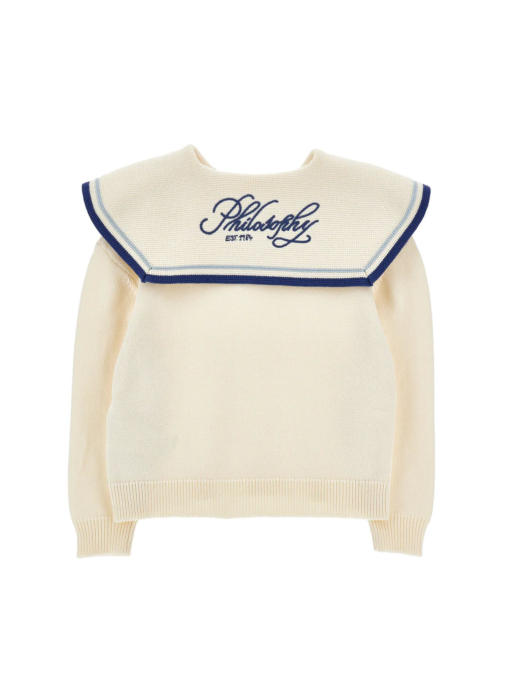 PHK-I9G607 CREAM BUCKLE COLLAR TOP