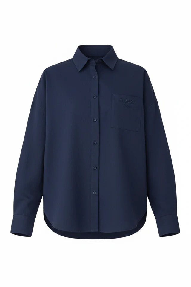 ALZ-T091 NAVY URBAN BLOUSE