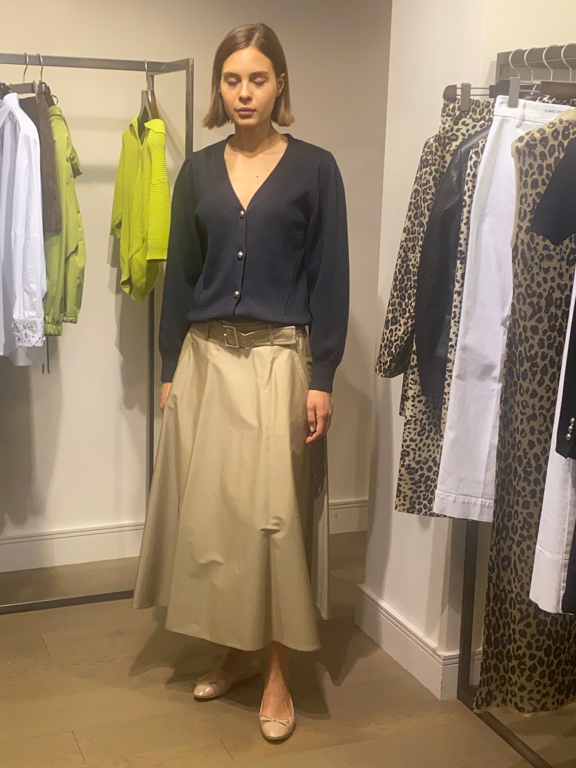 MRL-2613341084 MLPOLI NAVY CARDIGAN