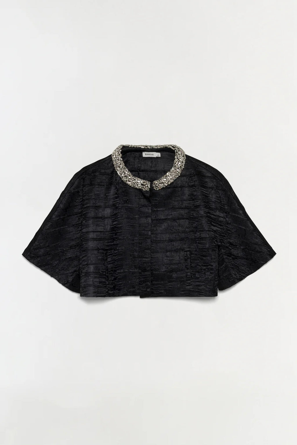 SMK-52-035 ELVESSA BLACK CROPPED JACKET