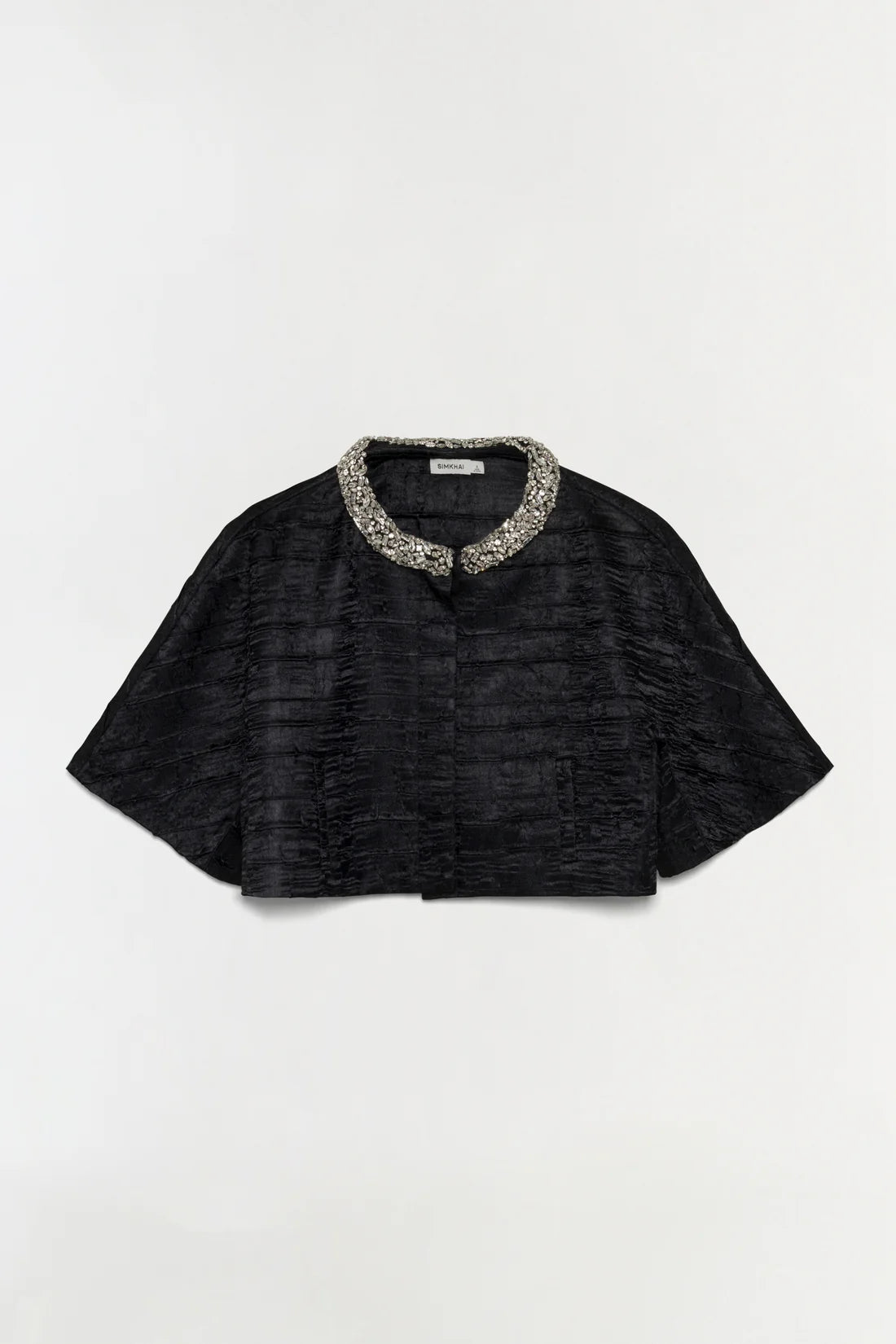 SMK-52-035 ELVESSA BLACK CROPPED JACKET