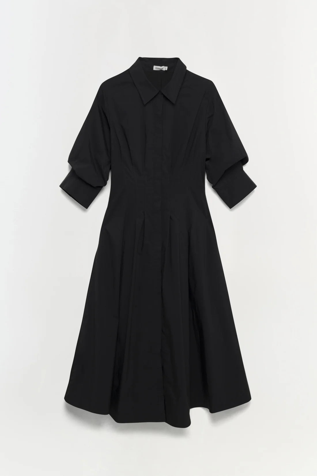 SMK-JAZZ BLACK PINTUCK DRESS