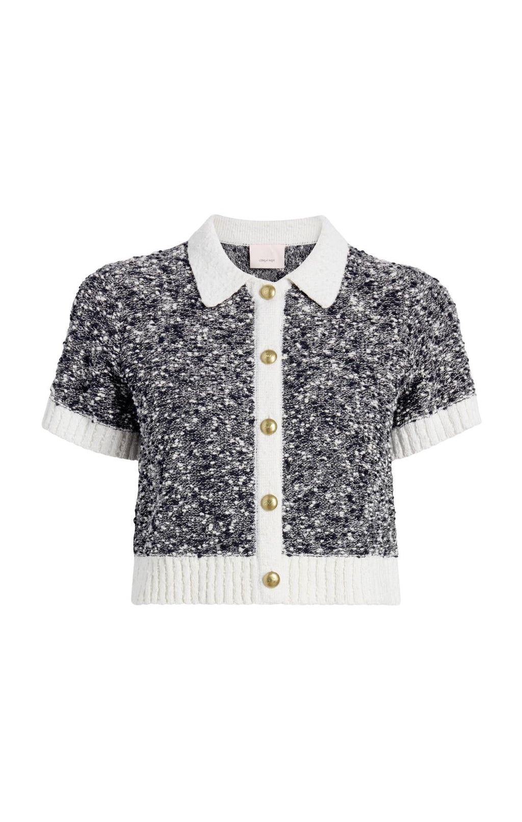 CQS-ZK932A8185Z NAVY&IVORY TOP